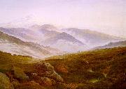 Caspar David Friedrich Riesengebirge Spain oil painting artist